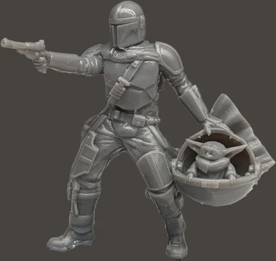 Mandalorian miniature model